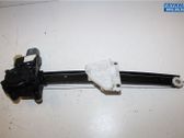 Rear door window regulator with motor