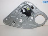 Rear door window regulator with motor