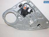 Rear door window regulator with motor