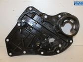 Rear door window regulator with motor