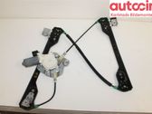 Front door window regulator with motor