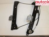Front door window regulator with motor