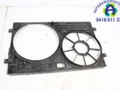 Radiator cooling fan shroud