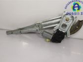 Rear door window regulator with motor