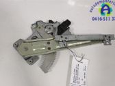 Rear door window regulator with motor