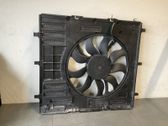 Radiator cooling fan shroud