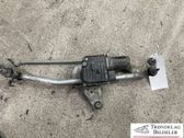 Front wiper linkage and motor