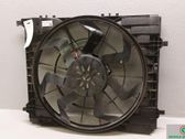 Radiator cooling fan shroud