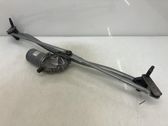 Front wiper linkage and motor