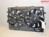 Radiator cooling fan shroud