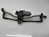 Front wiper linkage and motor