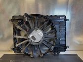 Radiator cooling fan shroud