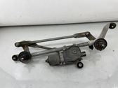 Tringlerie et moteur d'essuie-glace avant
