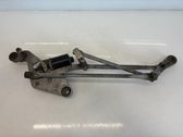Front wiper linkage and motor