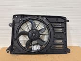 Radiator cooling fan shroud