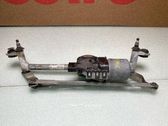 Front wiper linkage and motor