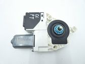 Rear door window regulator with motor