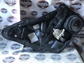 Rear door window regulator with motor
