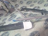 Rear door window regulator with motor