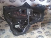 Rear door window regulator with motor