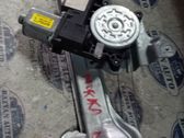 Rear door window regulator with motor