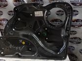 Rear door window regulator with motor