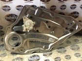 Rear door window regulator with motor