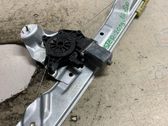 Rear door window regulator with motor
