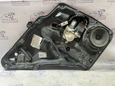 Rear door window regulator with motor