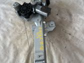 Rear door window regulator with motor