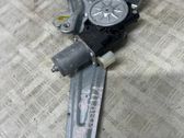 Rear door window regulator with motor