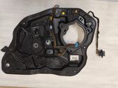 Rear window lifting mechanism without motor
