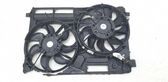Radiator cooling fan shroud