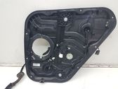 Rear window lifting mechanism without motor