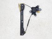 Rear door window regulator with motor