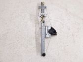 Rear door window regulator with motor