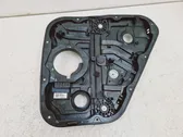 Rear window lifting mechanism without motor