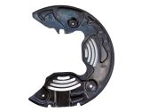 Front brake disc dust cover plate
