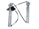 Front door window regulator with motor