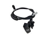 Seat back rest control lever/handle