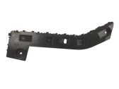 Bumper support mounting bracket corner