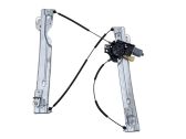 Front door window regulator with motor