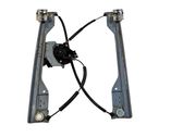 Rear door window regulator with motor
