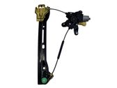 Rear door window regulator with motor