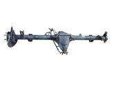 Rear axle beam with reductor