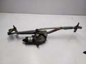 Front wiper linkage and motor