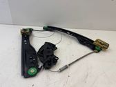 Rear window lifting mechanism without motor
