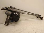 Front wiper linkage and motor