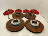 Brake discs and calipers set