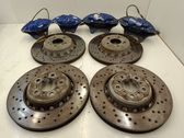 Brake discs and calipers set